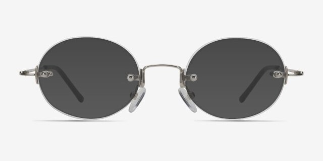 Charm Argenté MétalMontures de lunettes de vue d'EyeBuyDirect, Avec des Verres Teintés