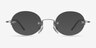 Charm Argenté MétalMontures de lunettes de vue d'EyeBuyDirect, Avec des Verres Teintés