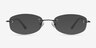 Duel Black MetalEyeglass Frames from EyeBuyDirect, with Tinted Lenses