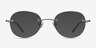 Fuse Silver MetalEyeglass Frames from EyeBuyDirect, with Tinted Lenses