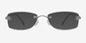 Rivet Silver MetalEyeglass Frames from EyeBuyDirect, with Tinted Lenses