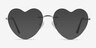 Amore Silver MetalEyeglass Frames from EyeBuyDirect, with Tinted Lenses