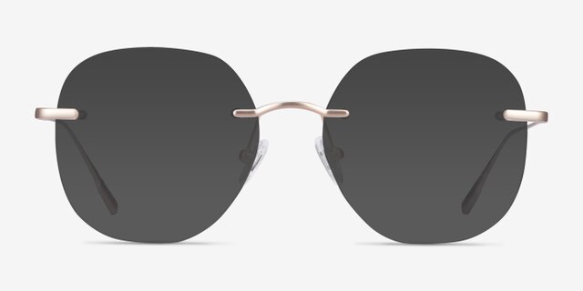 Lisa Doré MétalMontures de lunettes de vue d'EyeBuyDirect, Avec des Verres Teintés