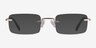 Simplicity Gold MetalEyeglass Frames from EyeBuyDirect, with Tinted Lenses