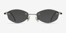 Exist Vert MétalMontures de lunettes de vue d'EyeBuyDirect, Avec des Verres Teintés
