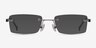 Pyramids Silver MetalEyeglass Frames from EyeBuyDirect, with Tinted Lenses