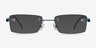 Pyramids Blue MetalEyeglass Frames from EyeBuyDirect, with Tinted Lenses