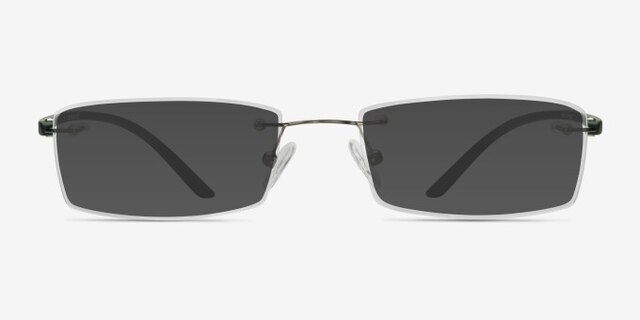 Siku Gunmetal MetalEyeglass Frames from EyeBuyDirect, with Tinted Lenses
