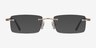 Percy Or pâle MétalMontures de lunettes de vue d'EyeBuyDirect, Avec des Verres Teintés