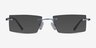 Primo Bleu MétalMontures de lunettes de vue d'EyeBuyDirect, Avec des Verres Teintés