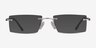 Primo Argenté MétalMontures de lunettes de vue d'EyeBuyDirect, Avec des Verres Teintés