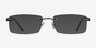 Noble Gunmetal MetalEyeglass Frames from EyeBuyDirect, with Tinted Lenses