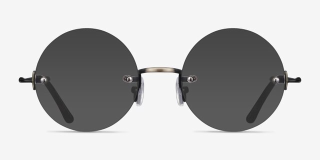 Palo Alto Bronze MetalEyeglass Frames from EyeBuyDirect, with Tinted Lenses