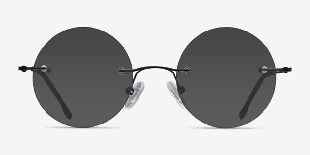 Altus Black MetalEyeglass Frames from EyeBuyDirect, with Tinted Lenses