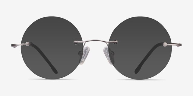 Altus Argenté MétalMontures de lunettes de vue d'EyeBuyDirect, Avec des Verres Teintés