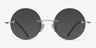 Altus Argenté MétalMontures de lunettes de vue d'EyeBuyDirect, Avec des Verres Teintés