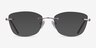 Vince Light Purple MetalEyeglass Frames from EyeBuyDirect, with Tinted Lenses