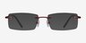 Earl Burgundy MetalEyeglass Frames from EyeBuyDirect, with Tinted Lenses