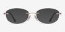 Athena Gold MetalEyeglass Frames from EyeBuyDirect, with Tinted Lenses