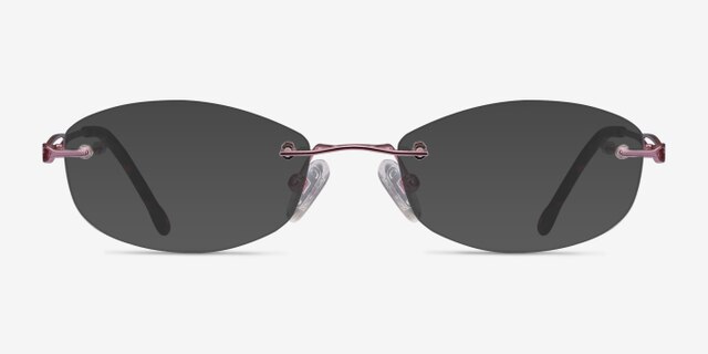 Create Purple MetalEyeglass Frames from EyeBuyDirect, with Tinted Lenses