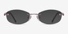 Create Purple MetalEyeglass Frames from EyeBuyDirect, with Tinted Lenses