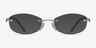 Create Doré MétalMontures de lunettes de vue d'EyeBuyDirect, Avec des Verres Teintés