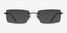 Enterprise Black MetalEyeglass Frames from EyeBuyDirect, with Tinted Lenses