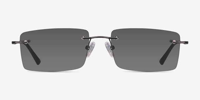 Evolve Gunmetal MétalMontures de lunettes de vue d'EyeBuyDirect, Avec des Verres Teintés