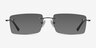 Evolve Gunmetal MétalMontures de lunettes de vue d'EyeBuyDirect, Avec des Verres Teintés