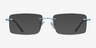 Evolve Blue MetalEyeglass Frames from EyeBuyDirect, with Tinted Lenses