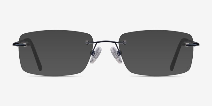 Lunettes Vintage DESIGNER Sans Blanc Argent Noir - Demi-monture Acétate/Métal - Neuf Sans étiquette