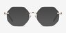 Glas Doré MétalMontures de lunettes de vue d'EyeBuyDirect, Avec des Verres Teintés