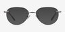 Feel Silver MetalEyeglass Frames from EyeBuyDirect, with Tinted Lenses