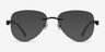 Ride Black Burgundy MetalEyeglass Frames from EyeBuyDirect, with Tinted Lenses