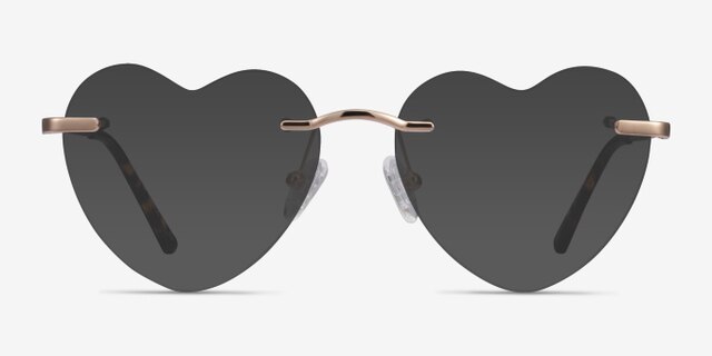 Amore Rose Gold MetalEyeglass Frames from EyeBuyDirect, with Tinted Lenses