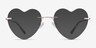 Love Rose Gold MetalEyeglass Frames from EyeBuyDirect, with Tinted Lenses