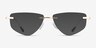Phil Matte Gold MetalEyeglass Frames from EyeBuyDirect, with Tinted Lenses