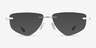 Phil Matte Silver MetalEyeglass Frames from EyeBuyDirect, with Tinted Lenses