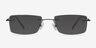 Wheeler Black TitaniumEyeglass Frames from EyeBuyDirect, with Tinted Lenses