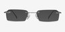 Floe Silver TitaniumEyeglass Frames from EyeBuyDirect, with Tinted Lenses