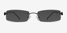 Lance Black TitaniumEyeglass Frames from EyeBuyDirect, with Tinted Lenses