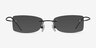 Giroux Black TitaniumEyeglass Frames from EyeBuyDirect, with Tinted Lenses