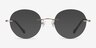 Shine Gold TitaniumEyeglass Frames from EyeBuyDirect, with Tinted Lenses