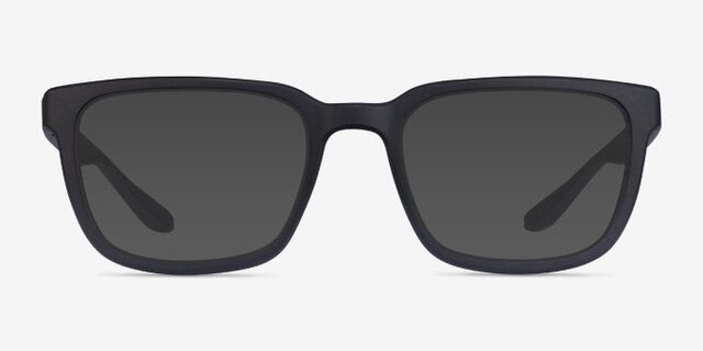Fast Matte Black PlasticEyeglass Frames from EyeBuyDirect, with Tinted Lenses