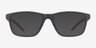 Base Gray Orange PlasticEyeglass Frames from EyeBuyDirect, with Tinted Lenses