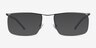 Point Gunmetal MetalEyeglass Frames from EyeBuyDirect, with Tinted Lenses