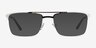 Huddle Silver MetalEyeglass Frames from EyeBuyDirect, with Tinted Lenses