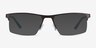 Interception Brown  Blue MetalEyeglass Frames from EyeBuyDirect, with Tinted Lenses