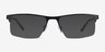 Interception Black  Red MétalMontures de lunettes de vue d'EyeBuyDirect, Avec des Verres Teintés