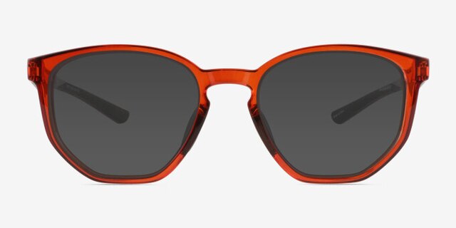 Atom Clear Orange Eco-friendlyEyeglass Frames from EyeBuyDirect, with Tinted Lenses